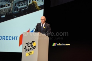 Ahmed Aboutaleb, Mayor of Rotterdam, start location of the Tour de France Femmes avec Zwift 2024 (7191x)