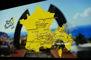 The Tour de France 2024 race route (8137x)